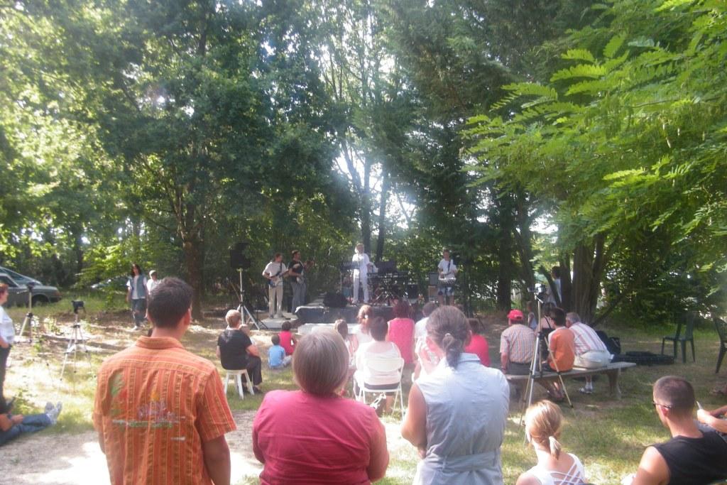 1er concert...en plein air!