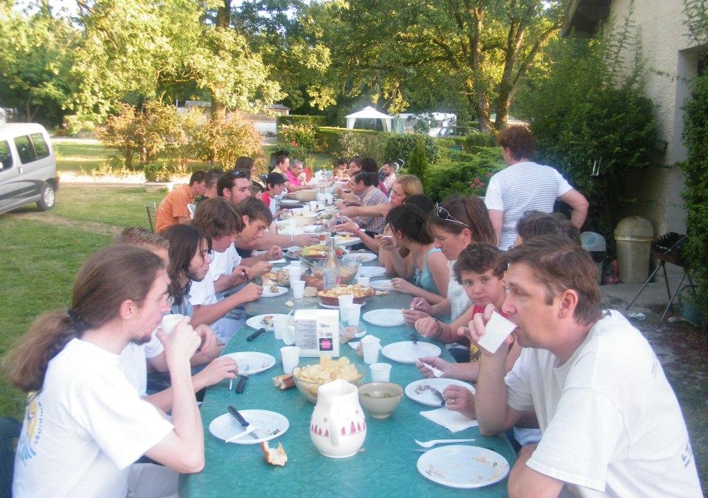 Une bon p'tit repas à la ferme!